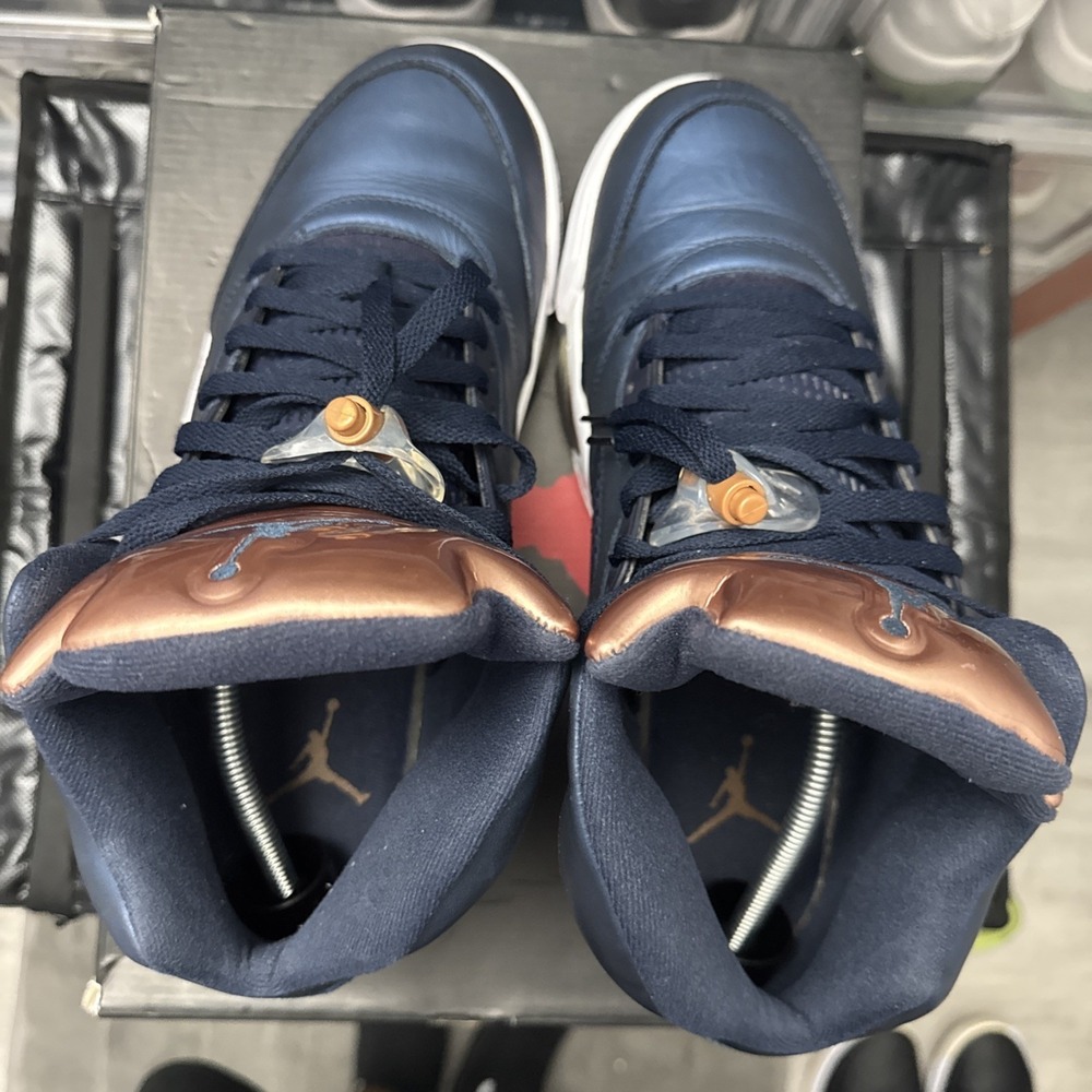 Air Jordan 5 Retro Bronze with Box Size  12 Men 136027 416 see pics - Picture 6 of 10